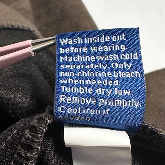 APT 9 Brown Faux Suede Mini Skirt Front Zipper Slash Pockets SZ S Preppy Academi - Picture 5 of 14